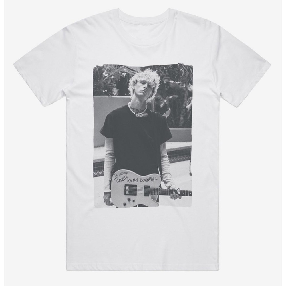 MACHINE GUN KELLY MGK Tickets To My Downfall Portrait T-Shirt Plus Size 3 NWT